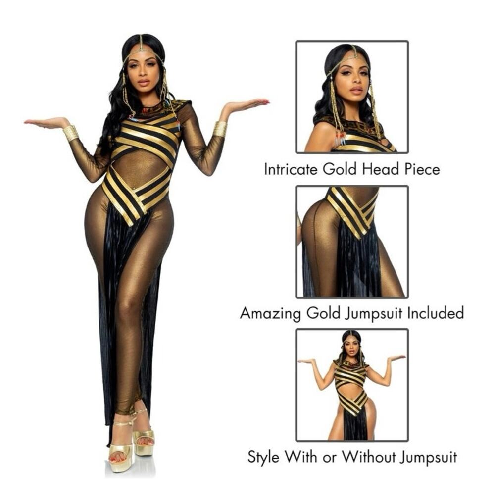 Leg Avenue 85512 Nile Queen women’s Small Halloween costume cleopatra outfit - Picture 6 of 11